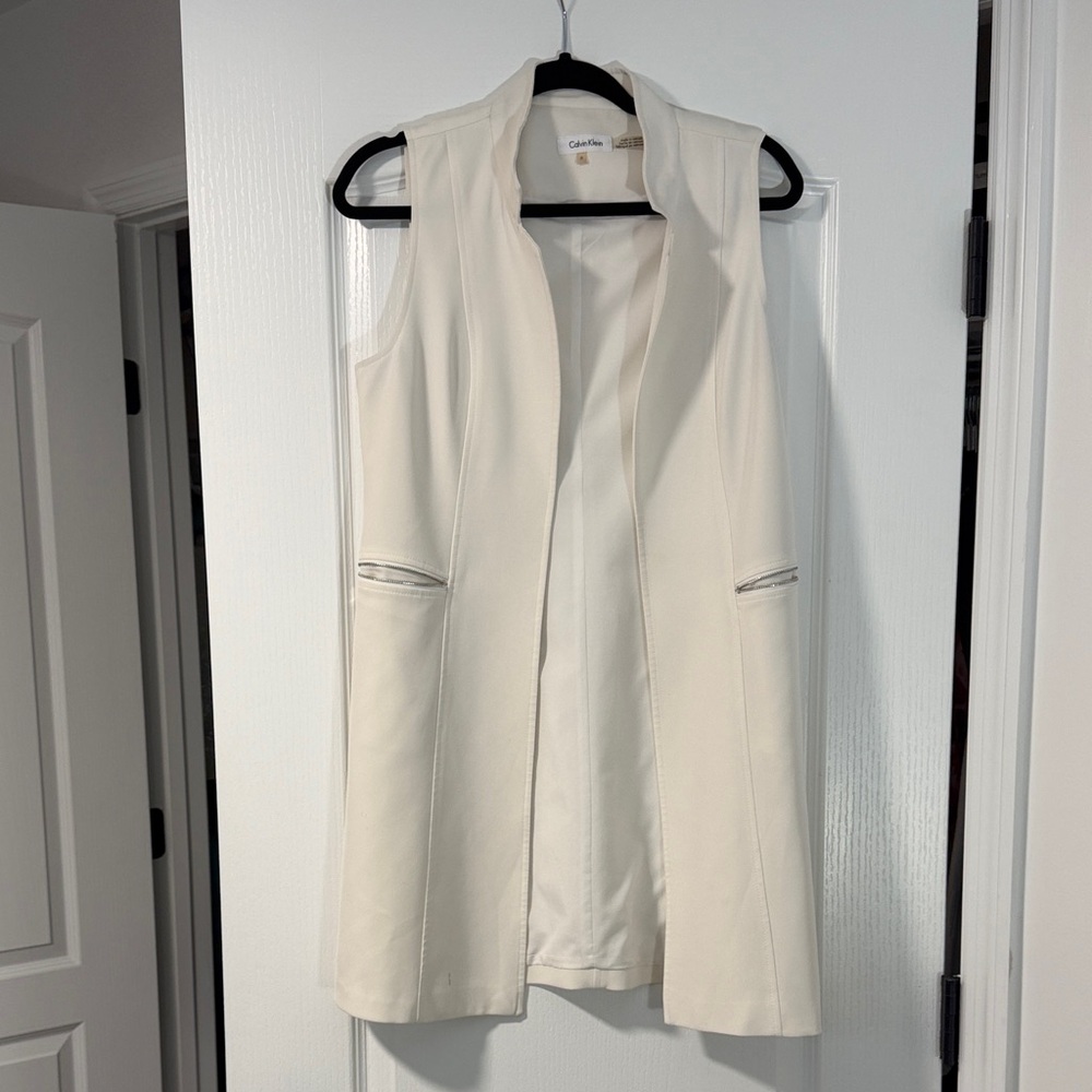 Calvin Klein Women's Ivory Vest